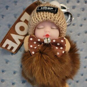 NWOT Baby Doll Bag Charm or Key Chain